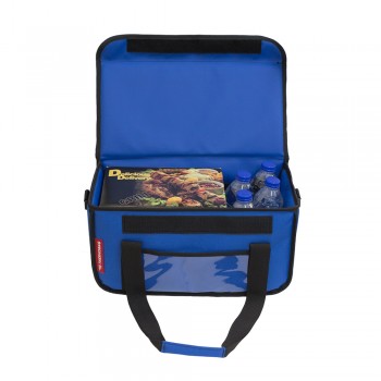 Ισοθερμική Τσάντα Delivery για Φαγητό Θερμόσακος Μεταφοράς Φαγητού 20 λίτρα σε μπλε ρουά χρώμα