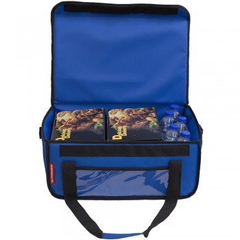 Ισοθερμική Τσάντα Delivery για Φαγητό Θερμόσακος Μεταφοράς Φαγητού 40 λίτρα σε μπλε ρουά χρώμα