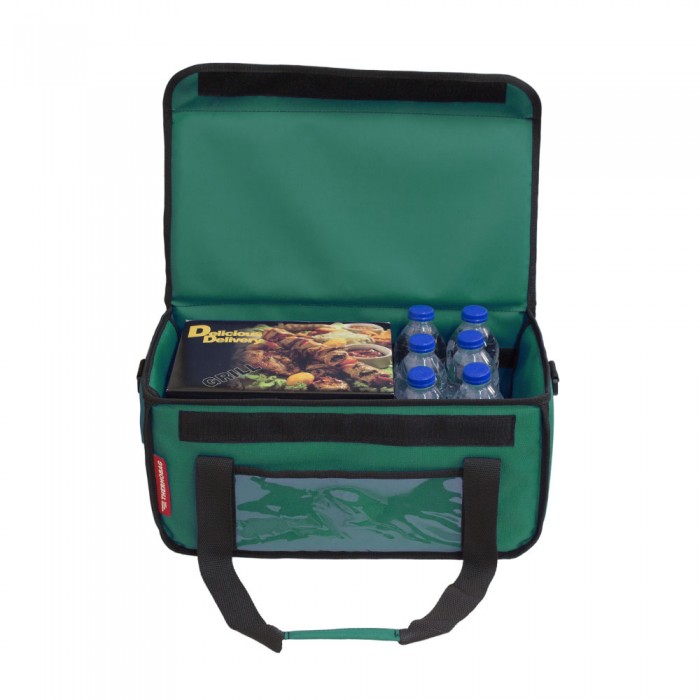 Ισοθερμική Τσάντα Delivery για Φαγητό Θερμόσακος Μεταφοράς Φαγητού 24 λίτρα σε πράσινο χρώμα